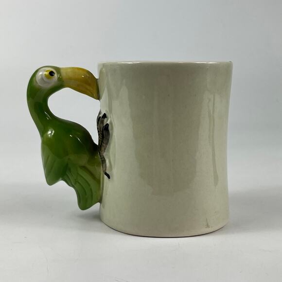 Cayman Islands Coffee Tea Mug Cup Travel Souvenir Mexico Bird In Hand Parrot - Picture 3 of 10